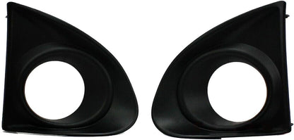 ya 3 8.24 baidi One pair of front bumper fog lamp protector frame decoration for Toyota Corolla Axio 2013-2015