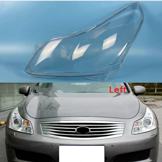 ya 4 8.14 Applicable to for Infiniti G25 G35 2007-10 Left side headlight lens cover + sealant LH