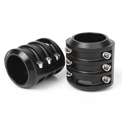ya 6 8.14 Front Fork Tube Shock Boot Slider Cover Fit for BMW R 1200GS Adv 2013-16 Black 2pcs