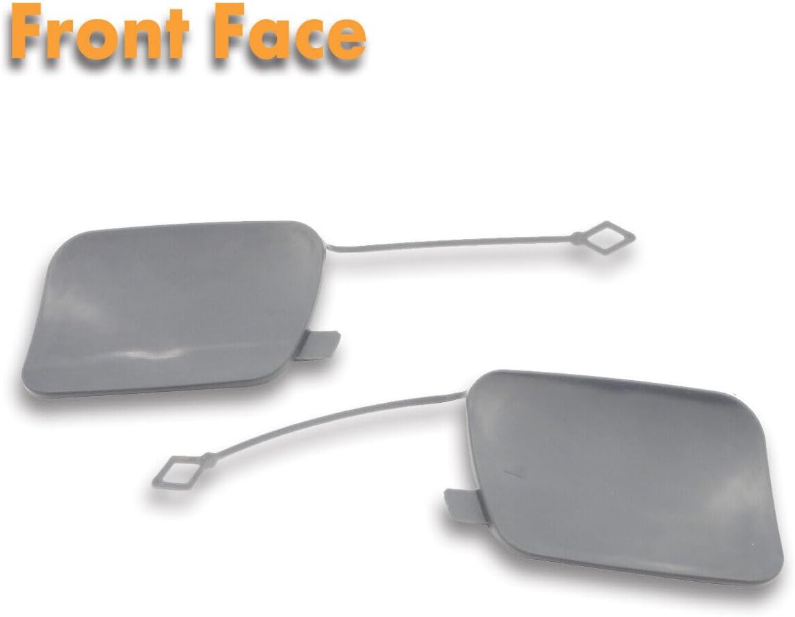 ya 4 8.8.2 1Pair Rear Bumper Tow Hook Cover Eye Cap 51127378573/74 Fit for BMW X5 F15 2014