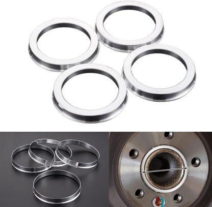 ya 4 8.8.2 Wheel Hub Centric Rings Spacer OD=70.5mm ID=66.1mm Aluminum Alloy 4Pcs