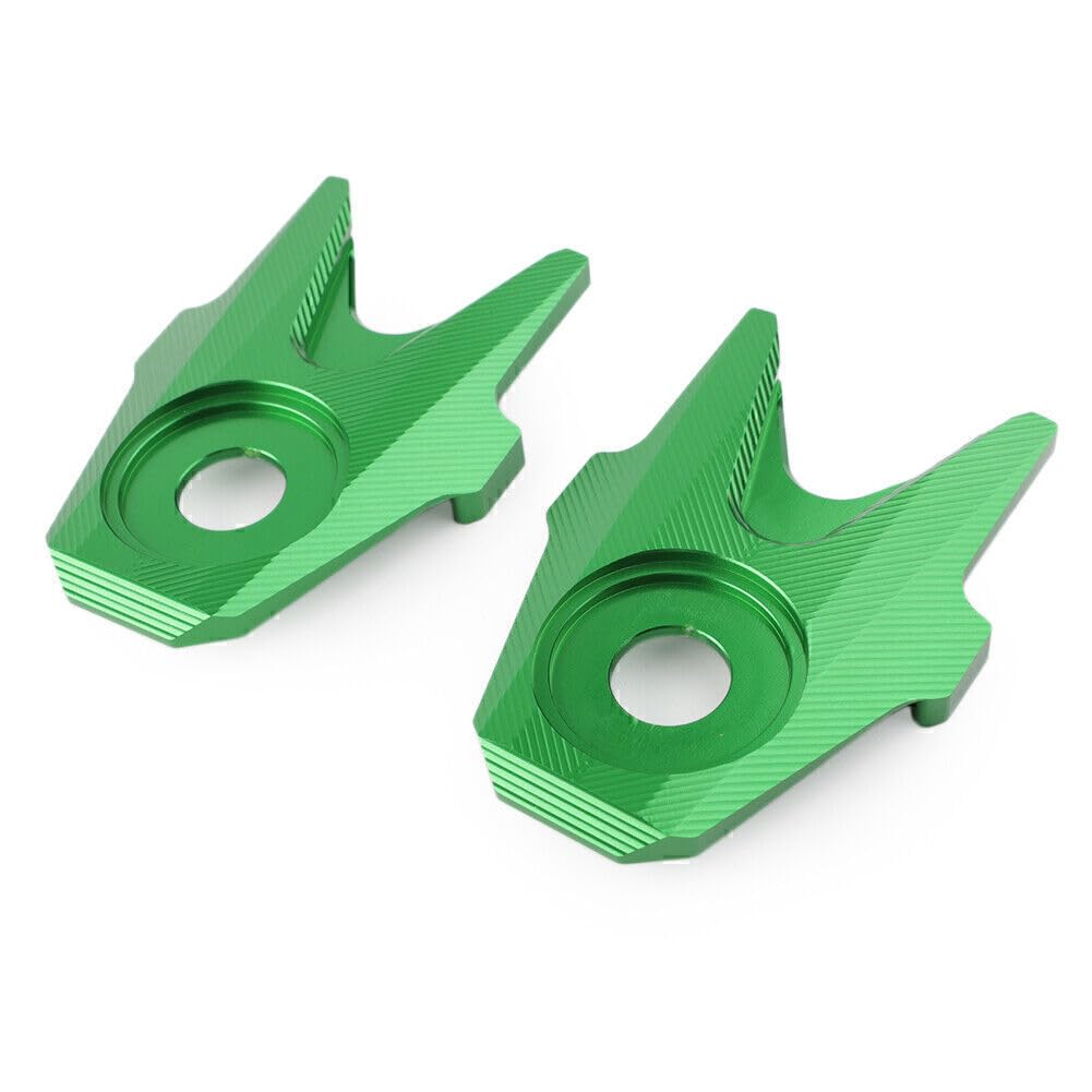 ya 9 10.24 for Kawasaki 300/250/Z250/300 2013-2016 Green Pair Rear Flat Fork Cover