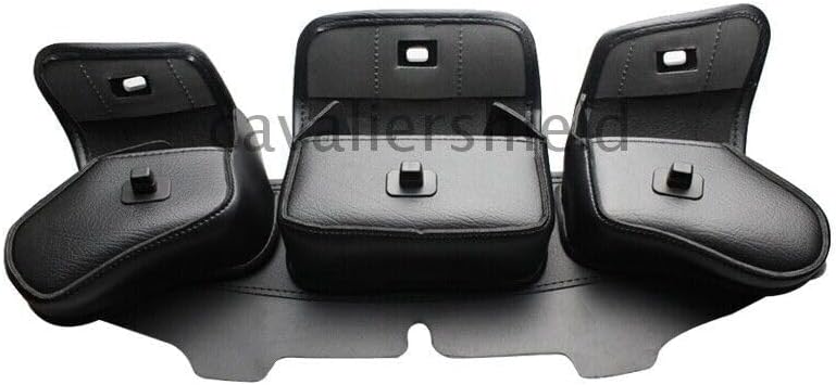 ya 23 10.7 baidi 6 Black Windscreen+3 Pockets Windshield Bag for Harley Touring Street Glide USAa