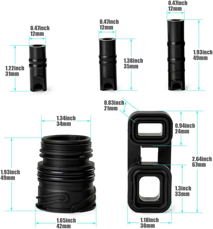 ya 10 9.16 baidi 1 set 6HP19 6HP21 Valve Body to case Sleeve Seal kit Mechatronic Kit for BMW