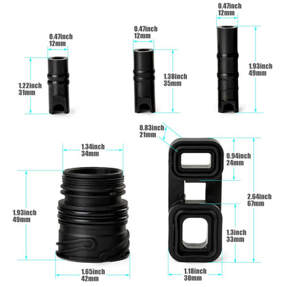 ya 6 8.14 6-Piece 6HP21 6HP19 Body to Housing Liner Kit Seal Kit for BMW 128I 328I