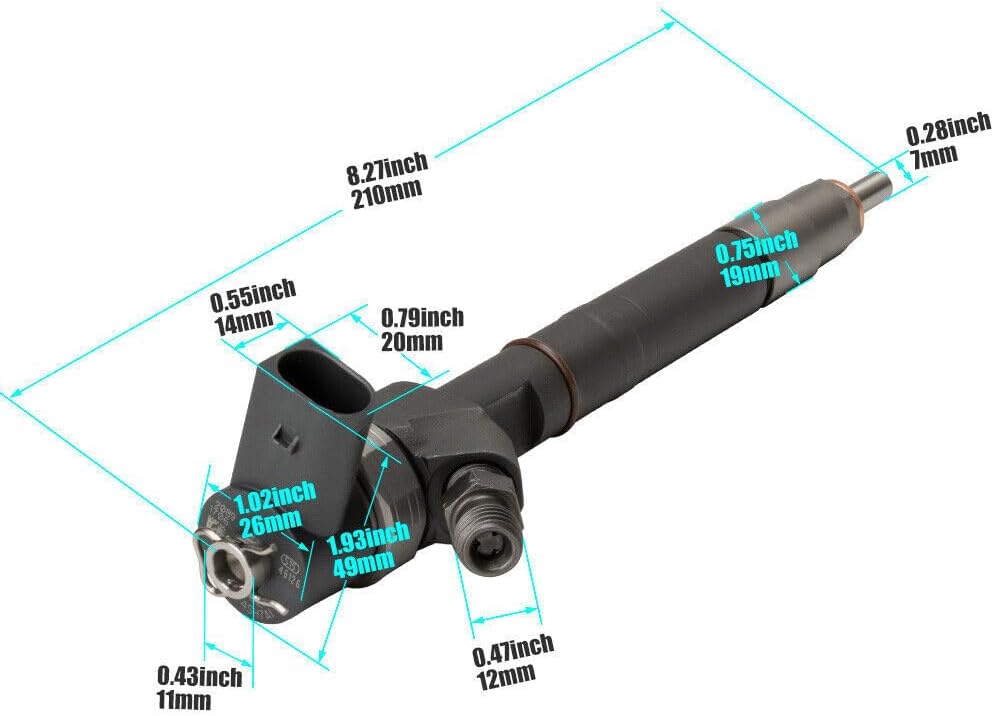 ya 10 9.16 baidi 0445110162 Fuel Injector for Dodge for Freightliner Sprinter 2500 3500 2004-2006 US