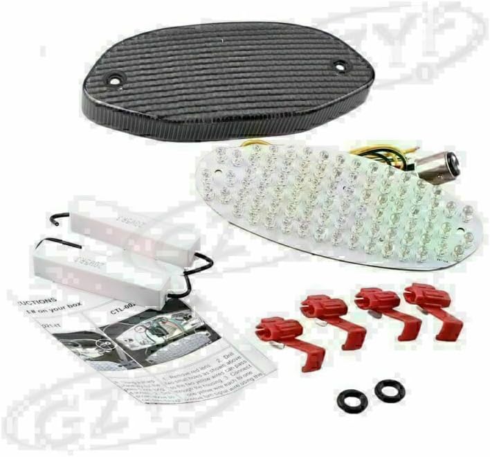 ya 5 8.24 baidi Rear LED Tail Brake Lamp Taillight Running Light Smoke Lens Fit for BMW F650CS 01-04