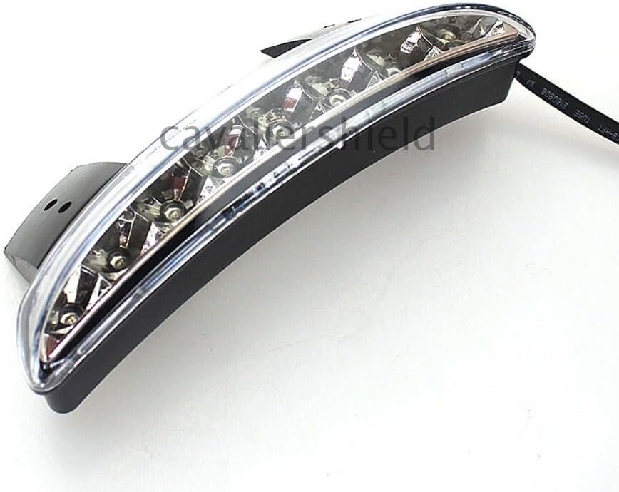ya 23 10.7 baidi Clear Lens Rear Fender Edge LED Brake Turn Signal Tail Light for Harley 883 1200