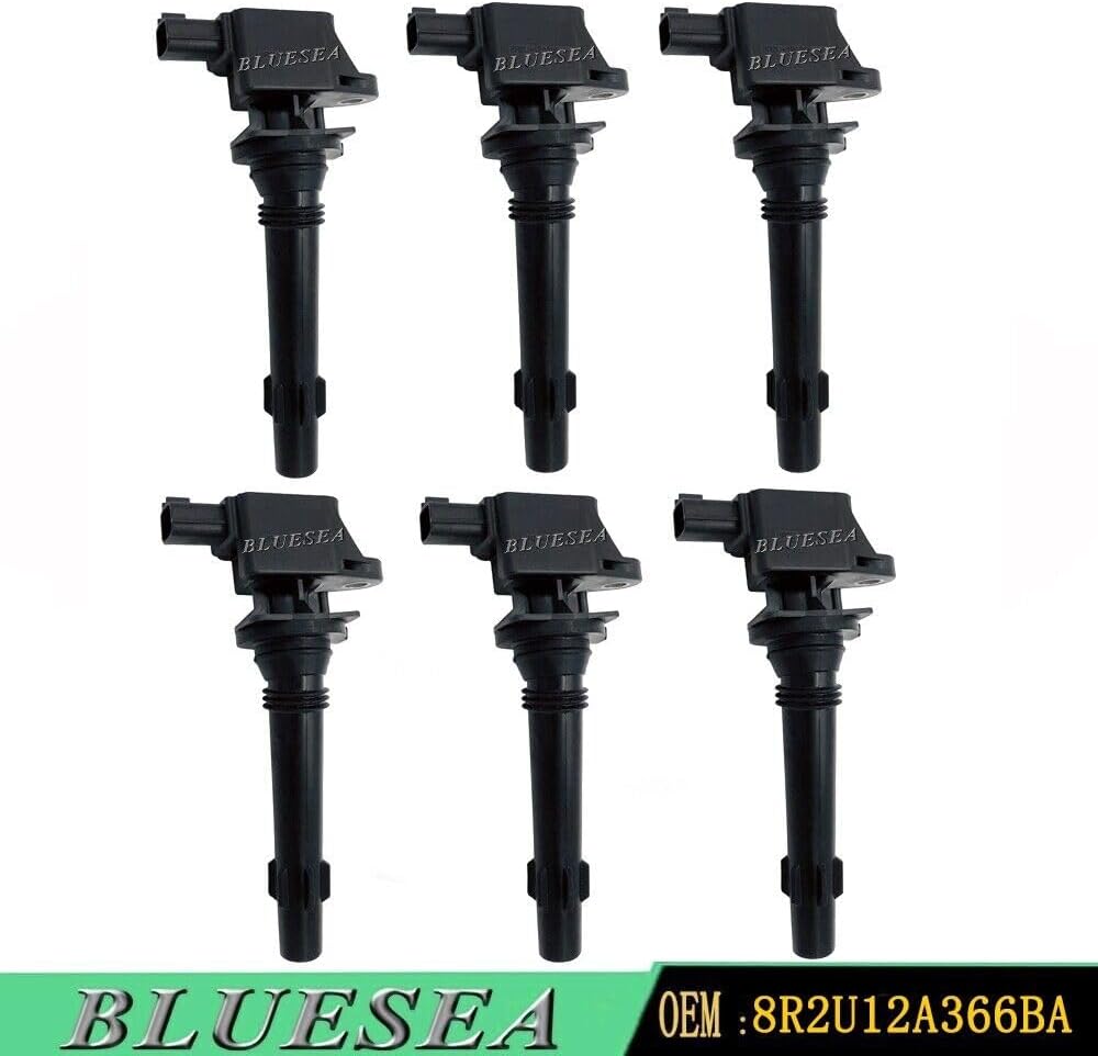 ya 4 8.24 baidi 6 pcs IGNITION COIL SET for FG FG MK2 6 CYL NA & TURBO INC XR6 8R2U-12A366-BA