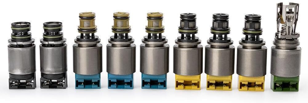 ya 10 9.16 baidi 9pcs Valve Body Solenoids For 01-11 for BMW 325i 335is 535i 328i ZF6HP19/6HP21/6HP26