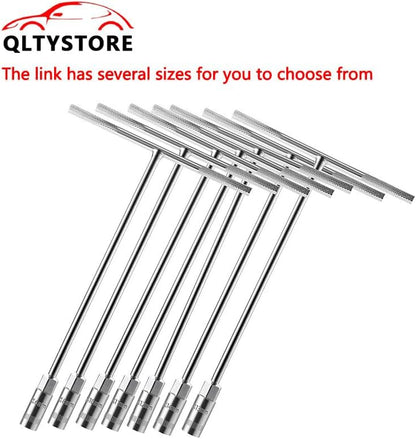 ya 6 8.24 baidi 1Pc Metric T-Handle T Handle Socket Wrench Tool Set 6mm-19mm For Car Motorcycle