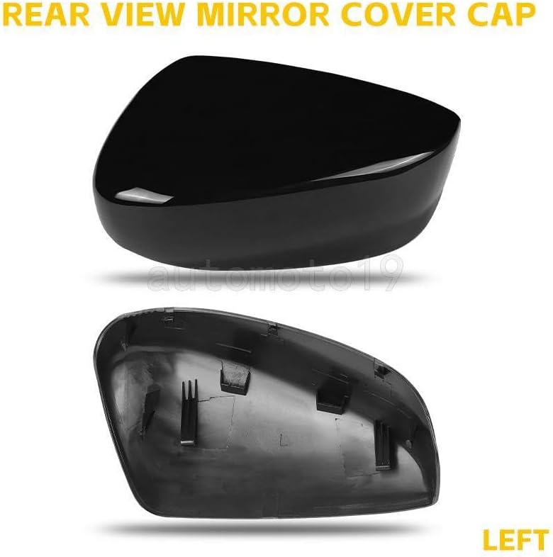 ya 11 9.14 baidiLeft Driver Side Mirror Cover Cap Primed Black For 2008-2013 for Honda for Accord 2011