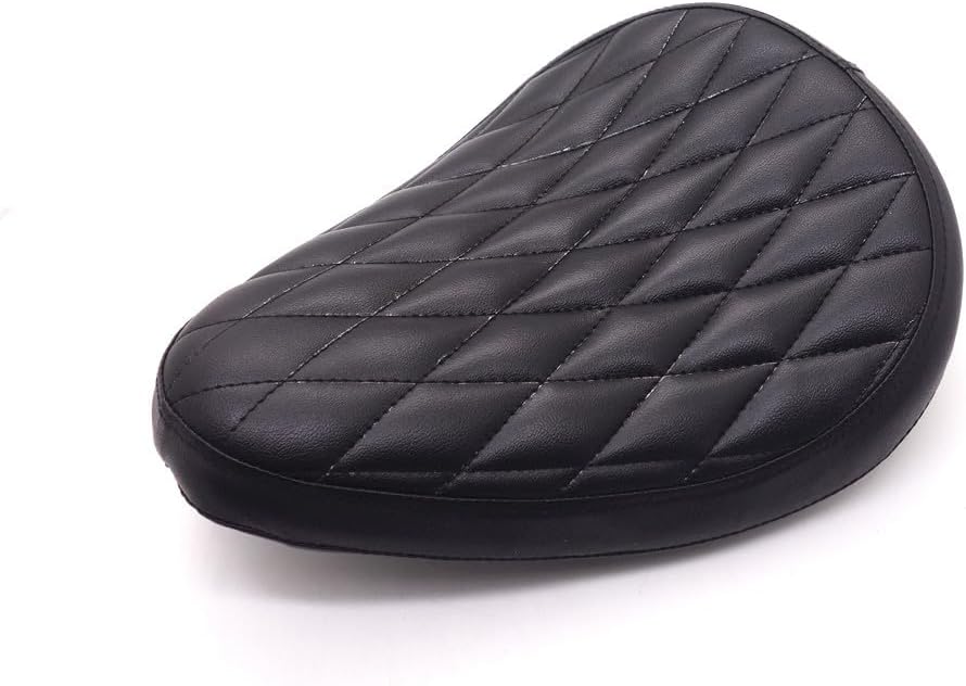 ya 4 8.8.2 Black Diamond Solo Driver for Seat for Harley Sportster Chopper Bobber Custom 650 CB