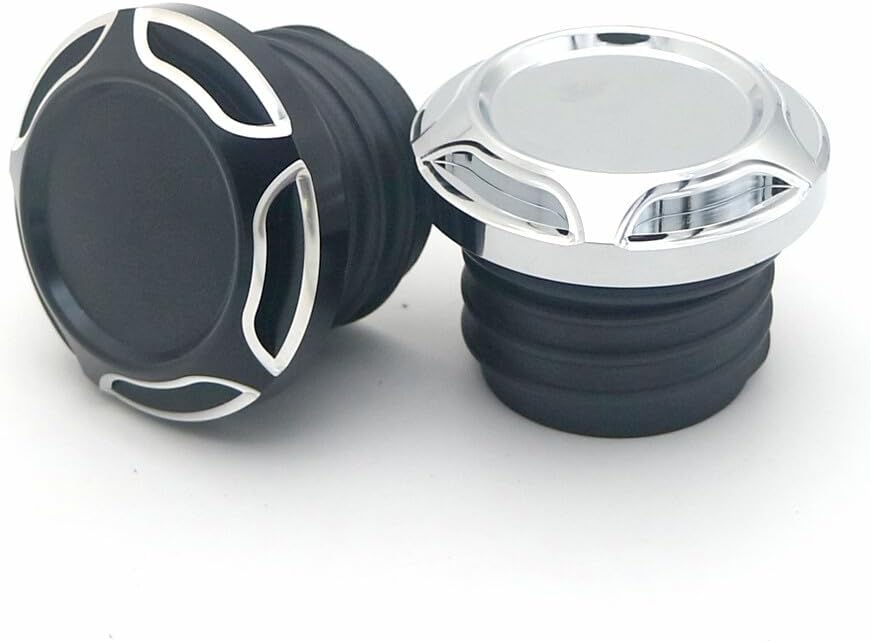 ya 9 10.24 New CNC Edge Cut Vented Gas Tank Cap Fuel Cap for Harley Sportster Dyna Softail