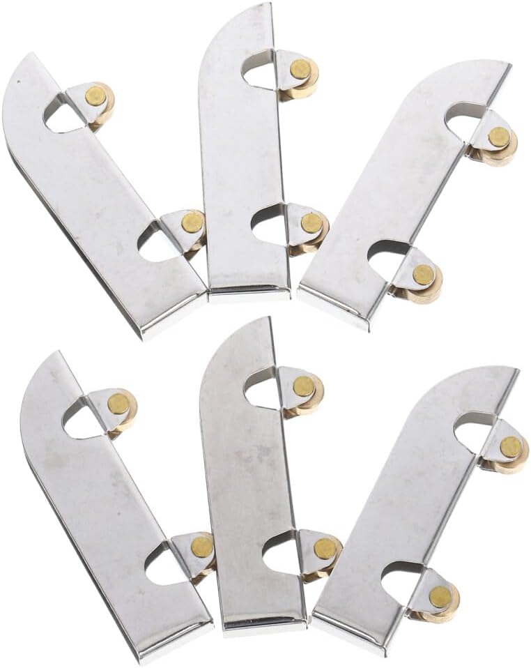 ya 26 10.21 baidi 6 Pcs Sliding Door Rollers Pulley for Cabinet Doors Guide Pulleys