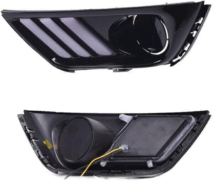 ya 13 9.15 baidi 2pcs LED DRL Daytime Running Lights/Front Fog Lights Fits for Jeep Compass