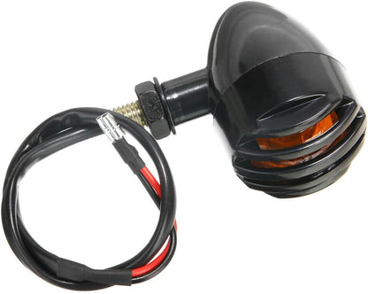 ya 11 9.14 zhengce Motorcycle Grill Flashing Indicator Turn Signal Light Amber For Bobber Chop