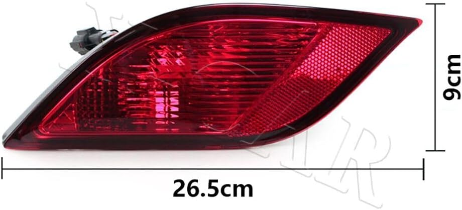 ya 2 8.15 A pair of rear bumper reflectors, brake lights, and rear fog lights are suitable for Isuzu MU-X MUX 2013-2017