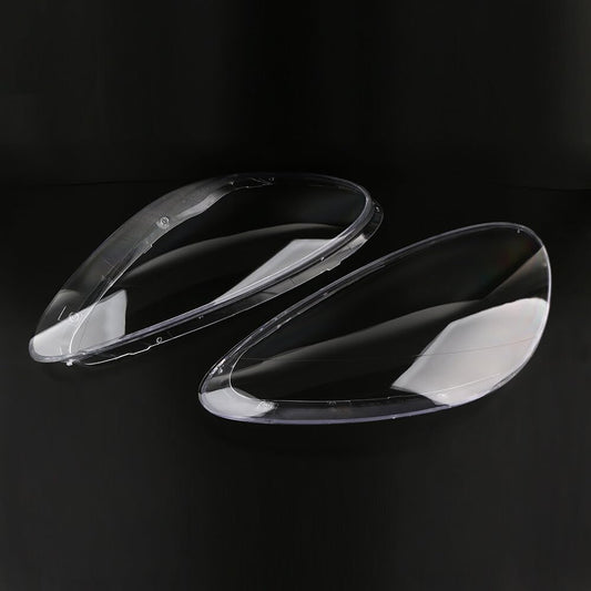 ya 4 8.10 Pair of headlight glass clear headlights spreader for Porsche for Cayenne 2011-14