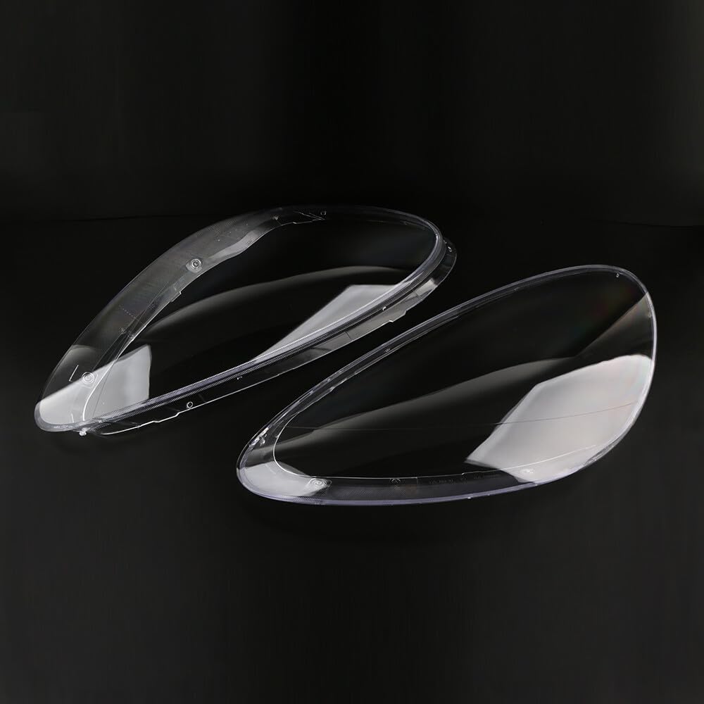 ya 10 9.16 zhengce Pair of headlight glass clear headlights spreader for Porsche for Cayenne 2