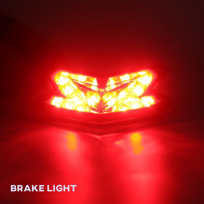ya 4 8.14 for Kawasaki Z125 Z800 NINJA ZX6R LED Rear Tail Light Brake Light Stop Lamp