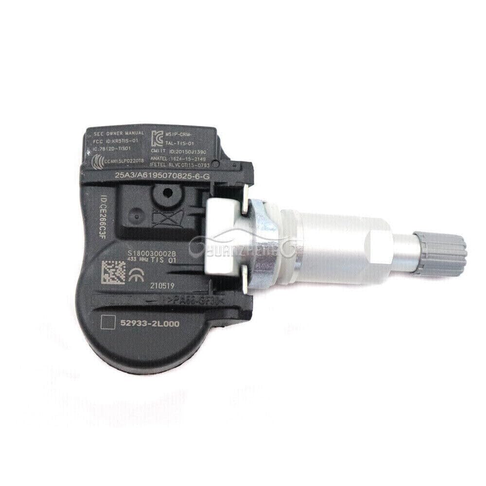 ya 2 8.15 4pcs 52933-2L000 TPMS Tire Pressure Monitor Sensor for Hyundai I30 I10 for Kia Ceed