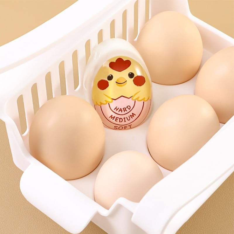 ya 14 9.20 baidi Boiled Egg Timer Egg Perfect Color Changing Timer Eco-Friendly Resin Pink Ti-wq-1