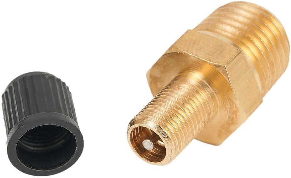 ya 14 9.20 baidi 4 X Replacement 1/4 Male NPT MPT Solid Brass Air Compressor Tank Fill Valve-1