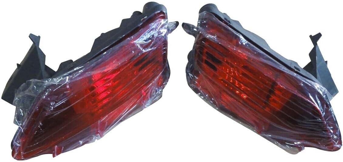 ya 4 8.10 1Pair Red Rear Bumper Fog Lamp Tail Lights for Toyota RAV4 2013 2014-2015 1PCS