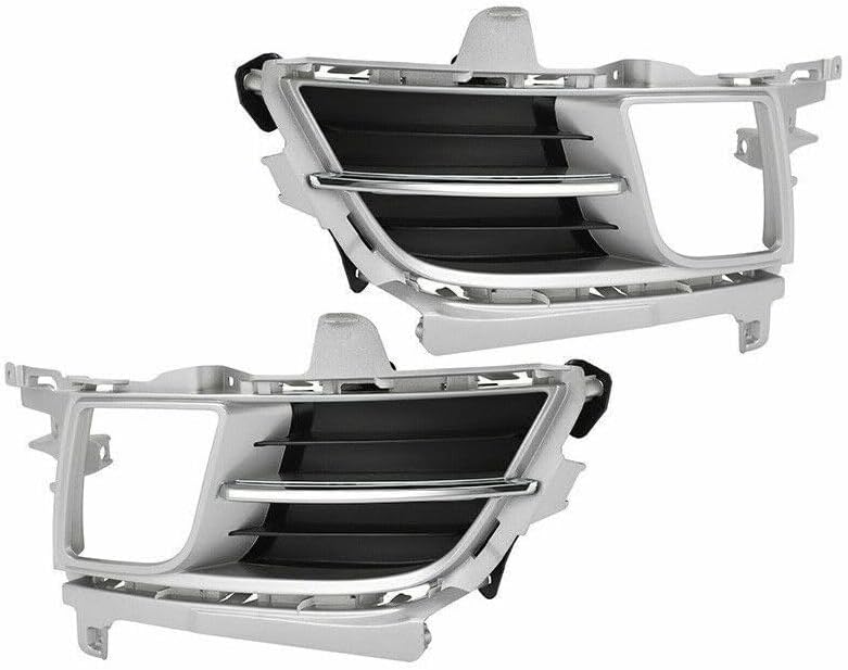 ya 2 8.15 A pair of chrome plated protective covers for front bumper fog lights suitable for Mazda 6 2009-2010