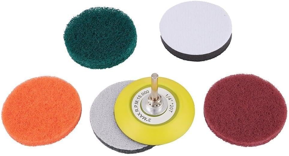 ya 9 10.24 21PCS/SET Car Headlight Polishing Scouring Pad Auto Restoration Kits High Q