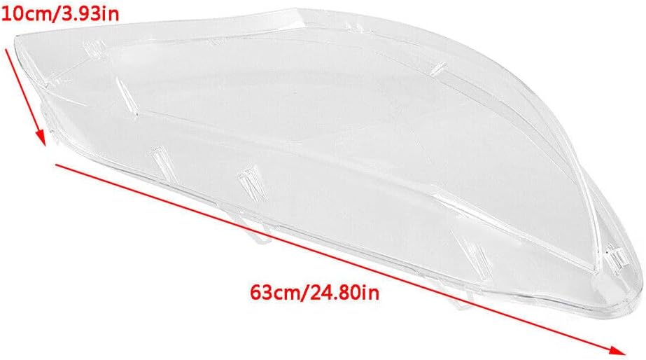 ya 4 8.10 Paar Scheinwerferglas Linsen Streuscheiben Abdeckung Fur for BMW E71 X6 2008-2014