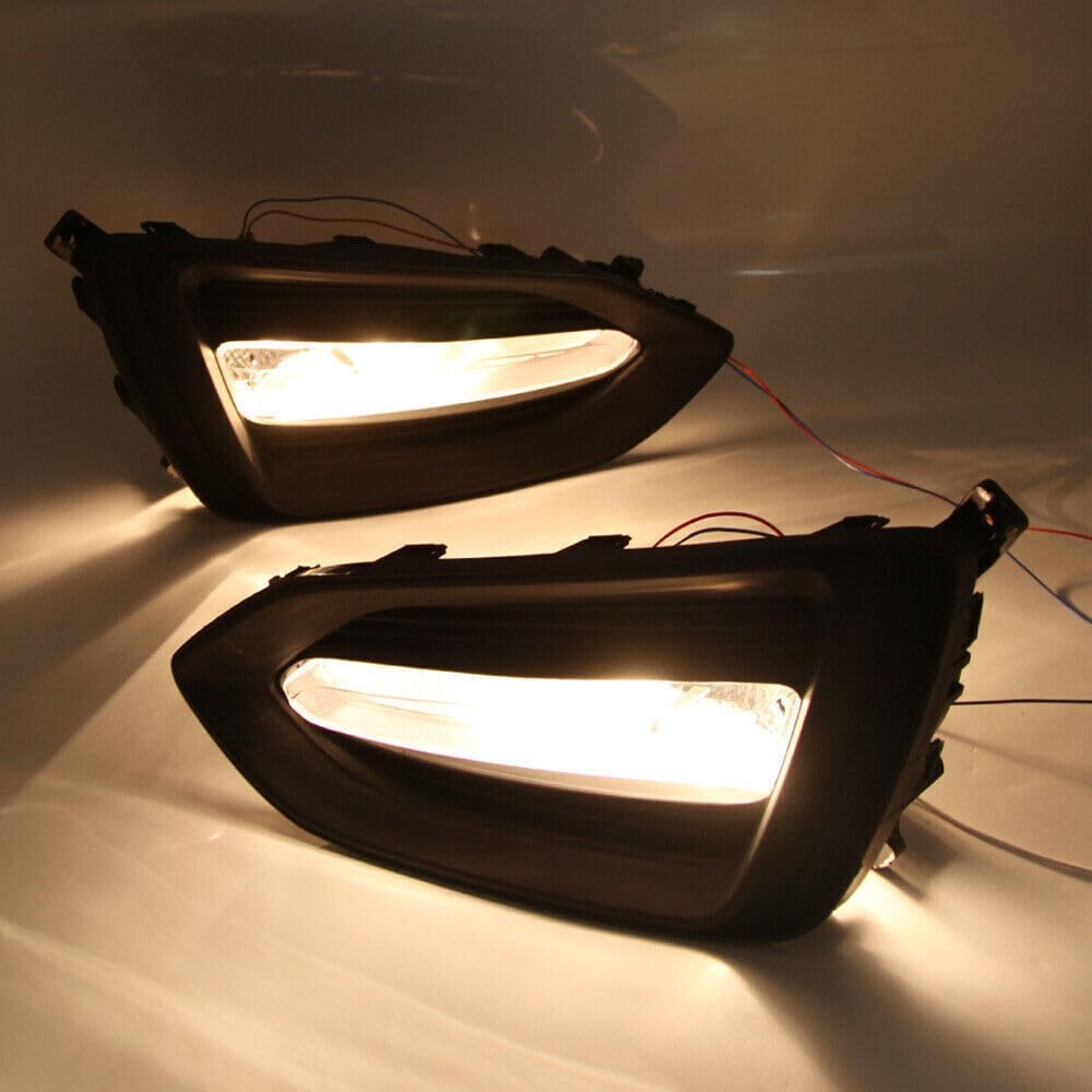 ya 10 9.16 zhengce for Hyundai Accent 2018-2020 LH&RH Front bumper fog lights Lamps driving li