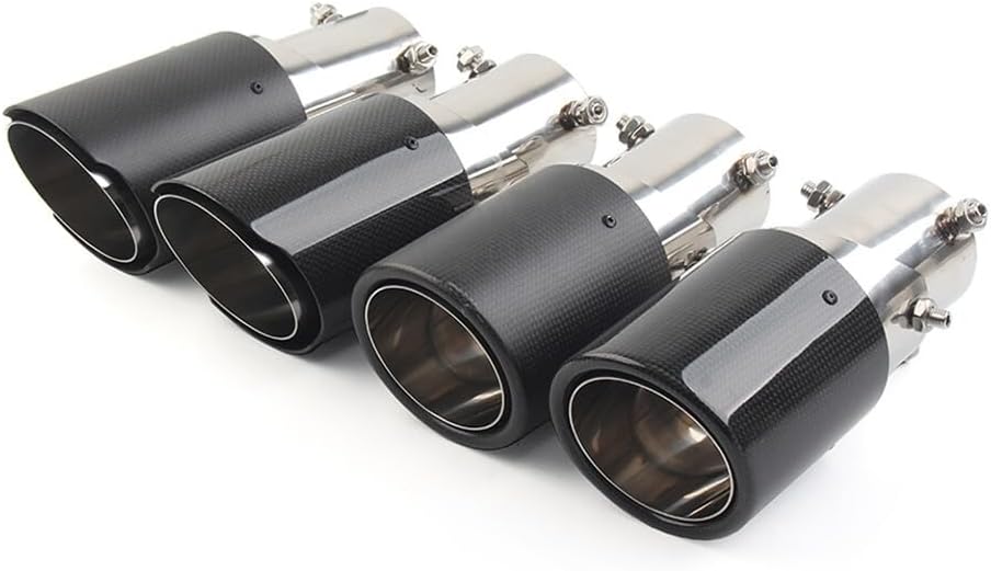 ya 6 8.14 Inter 76mm Car Muffler Tip System Pipe Mufflers Nozzle Round Outlet 89mm