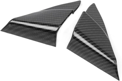 ya 9 10.24 for Toyota for Camry 2018-2023 2x Carbon Fiber Interior Front Triangle F fo