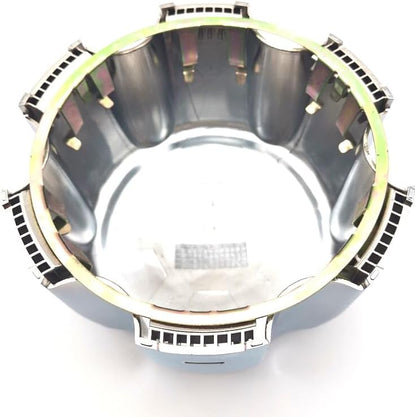 ya 4 8.14 4Pcs/Set Steel Short Chrome Center Caps for 4.25 Center Bore Trailer Wheel Rims
