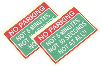 ya 5 8.24 baidi 2 Pcs Car Sticker Logo Child Vehicle Stickers Parking Signs Outdoor