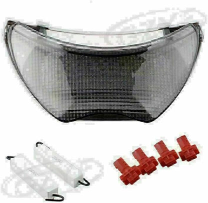 ya 5 8.24 baidi Smoke Rear Tail Light Turn Signal Fit for Honda CBR600 F4i 2004 2005 2006 2007