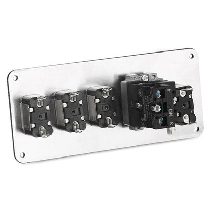 ya 3 8.24 baidi Multifunction Carbon Fiber Engine Start Push Button Toggle Panel Ignition Button