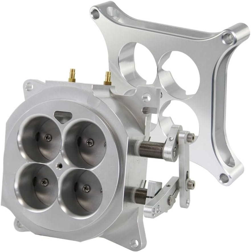 ya 2 8.15 1000CFM 4150 Flange Carburetor Throttle Body 1.75 Core 4 Barrel w/ 1 Spacer