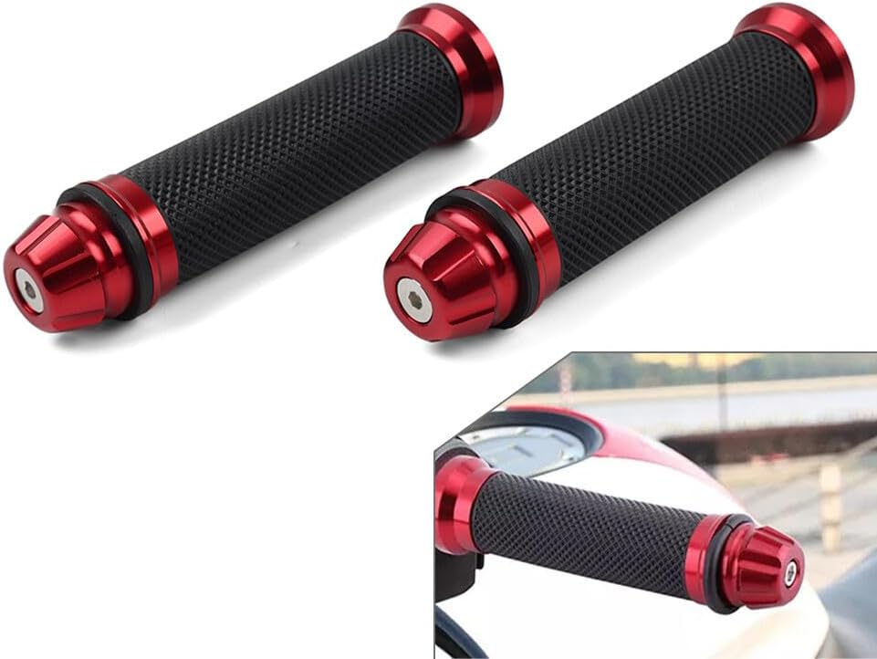 ya 11 9.14 baidi7/8 Handle Bar Hand Grip Motorcycle Red for Yamaha for Honda for Suzuki
