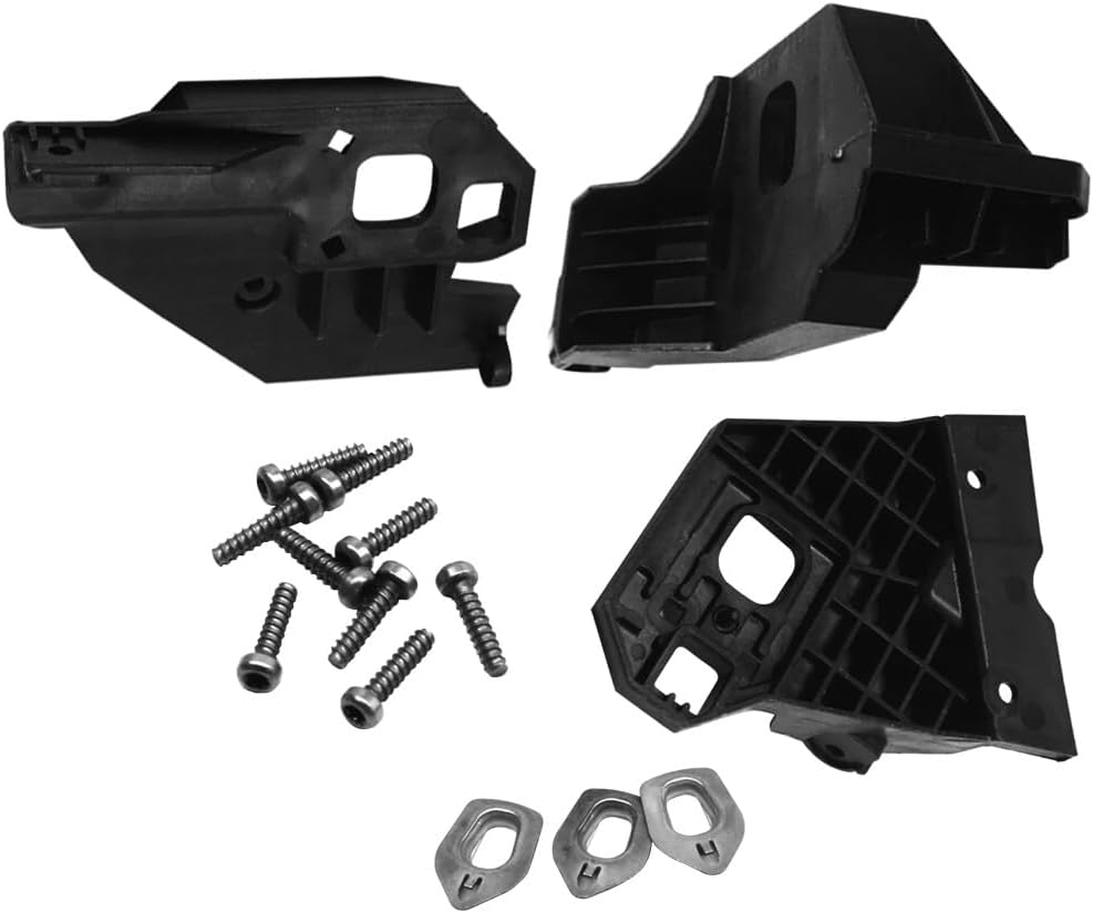 ya 9 10.24 Passenger Headlight Housing Bracket Kit for A-Class W176 2013-2017 Black