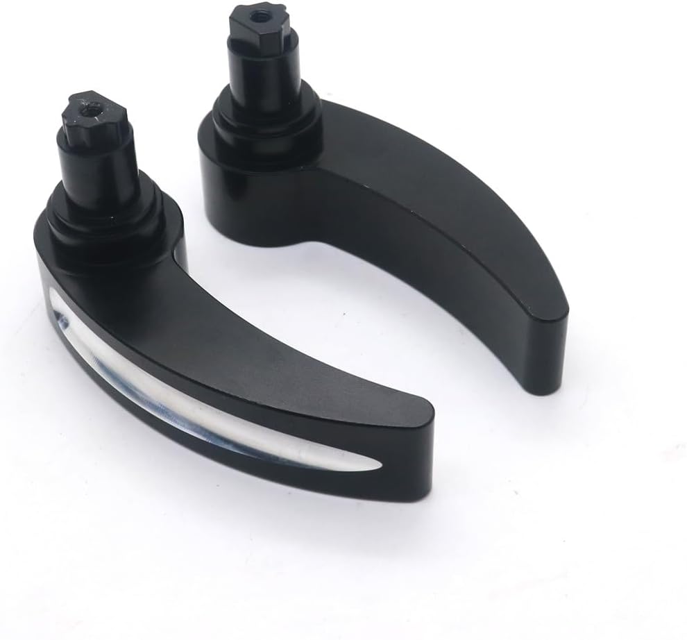 ya 12 10.8 baidi Mototrcycle Black CNC Saddlebag Latch Lever Lid Lifter for Harley Touring 14-17