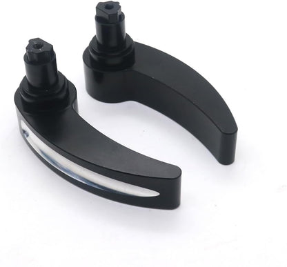 ya 12 10.8 baidi Mototrcycle Black CNC Saddlebag Latch Lever Lid Lifter for Harley Touring 14-17