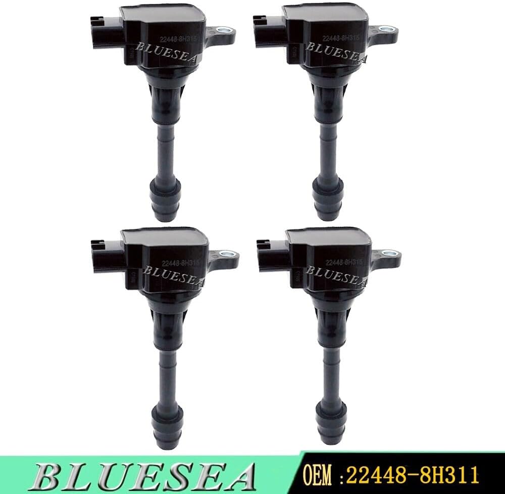 ya 4 8.24 baidi 4 PC Ignition Coil 224488H315 for Nissan Altima Sentra 2.5L for X-Trail T30 Primera