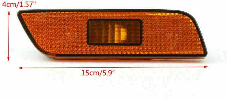 ya 10 9.16 zhengce Front Bumper Side Marker Light Amber Right Side Fit for VOLVO S80 1998-2006