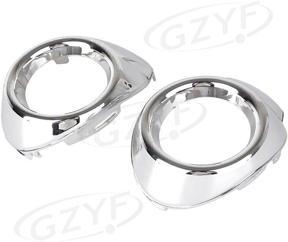 ya 4 8.24 baidi 2x Front Fog Light Cover Surround Bezels Trim Chrome for Ford Focus 2012 2013