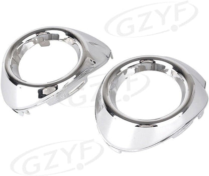 ya 4 8.24 baidi 2x Front Fog Light Cover Surround Bezels Trim Chrome for Ford Focus 2012 2013