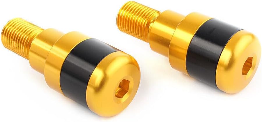 ya 6 8.14 Motorcycle Handle Bar End 7/8¡± Handgrip Plugs for Yamaha MT-07 MT-09 MT-10 Gold