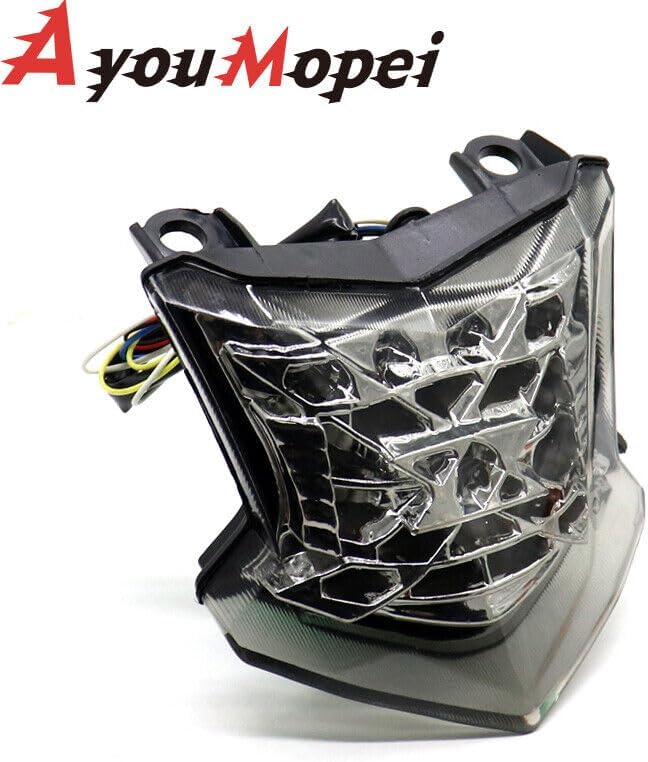 ya 4 8.24 baidi for Kawasaki Ninja 650 Z650 17-2022 Integrated LED Tail Light Brake Turn Signal